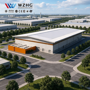 Large Span Prefabricated Steel Structure Workshop Manufacturer Wholesale Low Energy Thermal Insulated Factory - Product Image 1