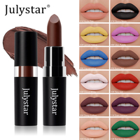 Kit de Rouge à Lèvres Mat Série Dark Vampire - Rouge à Lèvres Mat Imperméable Formule Minérale Style Tendance pour Halloween