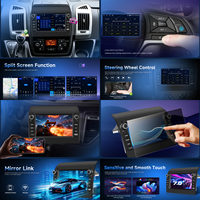 Podofo pour Fiat Ducato 2008-2015 Autoradio 7'' Android Radio de voiture Autoradio sans fil CarPlay/Android Auto/GPS/WiFi OEM/ODM