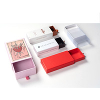 Boîtes cadeaux en carton magnétique avec logo personnalisé, pelliculage brillant, emballage cosmétique de luxe, avec insert en mousse EVA