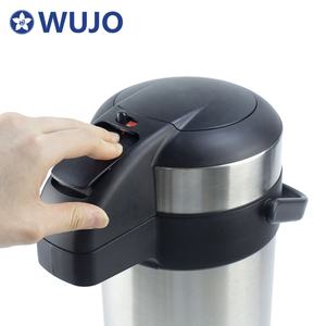Thermos WUJO in Acciaio Inox con Pompa ad Aria, Dispenser per Acqua Calda e Caffè, Thermos Sottovuoto in Acciaio Inossidabile - Product Image 6