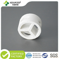 Anneau céramique super mini anti-corrosion, anneau céramique plat pour colonne d'absorption chimique