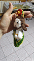 Vente en gros de poupées suspendues décoratives Saint Jude Thaddeus en crochet fait main