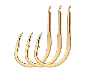 NT1000-926 High Strength golden colour barb low price nice fishing hooks