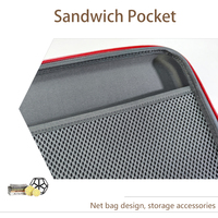 Étui de transport portable pour projecteur en EVA - Sac de voyage étanche, résistant aux chocs et à la poussière avec taille personnalisable pour projecteurs vidéo