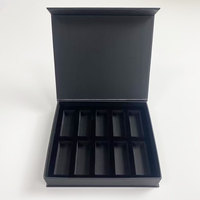 Dossiers d'emballage rectangulaires magnétiques en papier noir de luxe de haute qualité pour l'électronique grand public OEM ODM Carton recyclable Cadeau