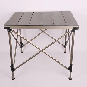 Mesa Plegable Ultraligera <span class=keywords><strong>de</strong></span> Aleación <span class=keywords><strong>de</strong></span> Aluminio Portátil para Exteriores, para Acampar, Hacer Picnic, Asar a la Parrilla y Comer - Product Image 3