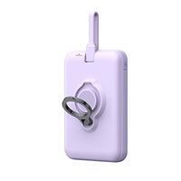 Câble intégré Portable USB-C Ultra-mince 10000mAh PD20W chargeur de charge rapide charge sans fil pour Iphone14 batterie externe magnétique
