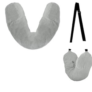 Oreiller d'avion compact en forme de U pour le <span class=keywords><strong>vol</strong></span>, <span class=keywords><strong>voyage</strong></span> d'affaires, taie d'oreiller de cou de <span class=keywords><strong>voyage</strong></span> portable avec sac de rangement oreiller de <span class=keywords><strong>voyage</strong></span> - Product Image 3