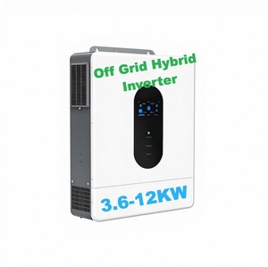 TIMELEC Onduleur hybride hors réseau 48V 3,6-12kW à onde sinusoïdale pure monophasé avec sortie AC 120V/240V et écran LCD - Product Image 1