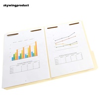 SkywingproductShanghai Lehui alta calidad 17pt Manila Buff Color/Legal de archivo de papel de tamaño carpetas con sujetadores
