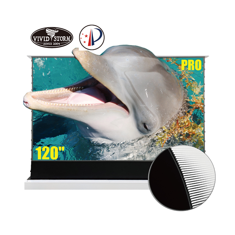 Pro 120 дюймов 16:9 UST ALR 4K TV отклоняющий экран лазерного проектора