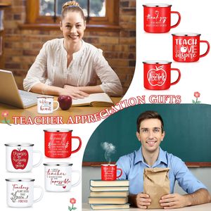Fabricant vente chaude en gros en vrac couleur imprimée de logo personnalisé tasse en émail pour le camping café lait - Product Image 3