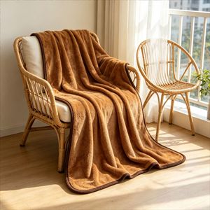 Manta de Polar, Gruesa, Cálida y Suave, para Hotel, Dormitorio o Sofá, de Doble Cara, Acogedora, de Color Sólido, Moderna - Product Image 1