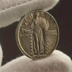 Moneda de la Libertad en Pie de 1923 - Coleccionable Conmemorativo de Cobre para Reuniones Festivas - Product Image 4