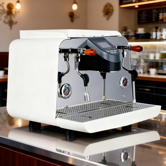 Naixer Premium Commercial Espresso Machine ETL Certified Cafe Semi Automatic Double Boiler Espresso Machine for Restaurant