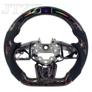 2018 -<span class=keywords><strong>2022</strong></span> pour Kia Stinger GT GTS LED Sport personnaliser véritable intérieur de volant de voiture en Fiber de carbone forgé - Product Image 1