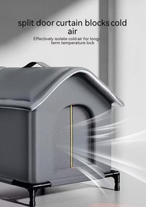 Katzenhöhle Rechteckig Modisch Klassisch <span class=keywords><strong>Outdoor</strong></span> Winter Wärmebeständig Wasserdicht Regenfest Verdicktes Geschlossenes Zelt zum Warmhalten - Product Image 3