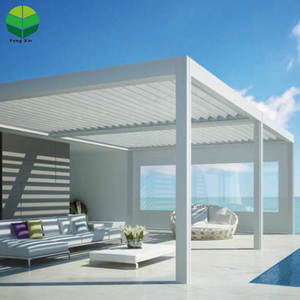 <span class=keywords><strong>Usine</strong></span> Bas Prix Personnalisé Tube Carré <span class=keywords><strong>Pergola</strong></span> Imperméable À L'eau En Aluminium Pergolas - Product Image 2