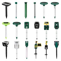 Répulsif intelligent professionnel OEM ODM à ultrasons écologique pour chats, chiens, rats, serpents, oiseaux et moustiques avec piles
