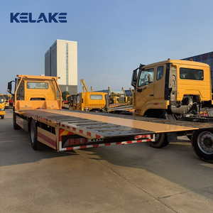 <b>Flatbed</b> Tow <b>Truck</b> 4x2 10 Ton Wrecker <b>Truck</b> With Heavy Duty Road Recovery Vehicle For Export - Product Image 4