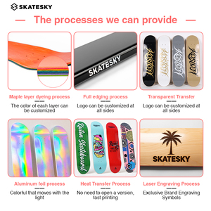 Tavole da Skateboard all'Ingrosso da 8.0 e 8.25 Pollici in Acero Canadese Hard Rock a 7 Strati per Professionisti con Grafiche Personalizzate - Product Image 2