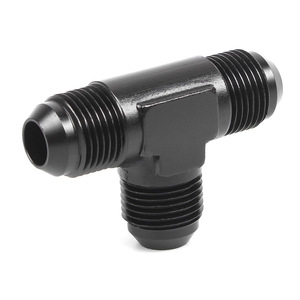 Connecteur automobile en métal noir AN8 1/8, raccord rapide pour refroidisseur d'huile, adaptateur en T pour frein, pour modification automobile - Product Image 2