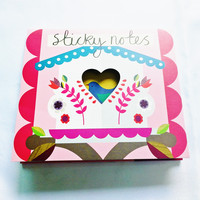 Bloc-notes autocollants en carton personnalisés, brochures, blocs-notes, papeterie, fournitures scolaires, blocs-notes amusants, impression personnalisée, bloc-notes à croquis pour enfants