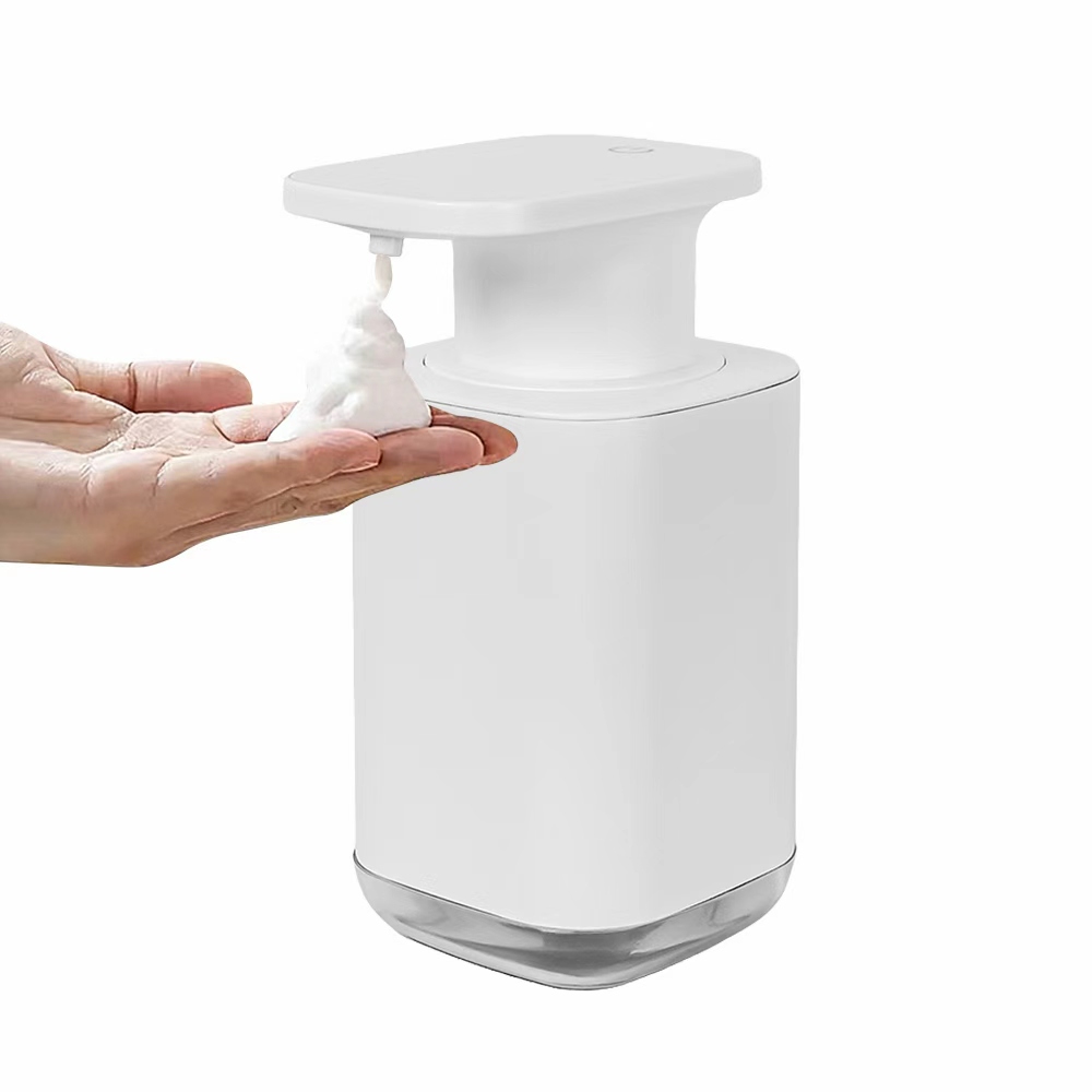 Distributeur de savon en mousse blanche
