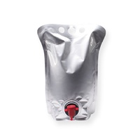 Pochette de boisson personnalisée d'usine chinoise avec robinet 1L 2L 3L 5L pochette de bec de vin liquide pochette de café en aluminium avec bec