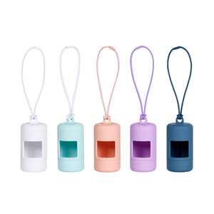 <span class=keywords><strong>Dispenser</strong></span> per Sacchetti per Escrementi di Cane in Plastica PP, Multicolore, Biodegradabile, Design Semplice a Cartone Animato, Riutilizzabile, Portatile, Impermeabile - Product Image 1