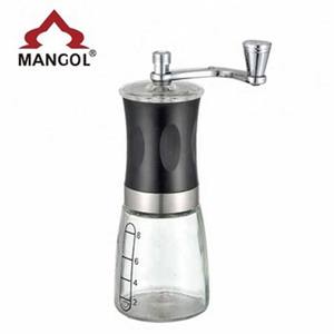 Molinillo de Café Manual Creativo, Cuerpo de Acero Inoxidable y Vidrio, Manivela Manual, Portátil, para Uso Doméstico, 11x6.6x18.8 cm - Product Image 4