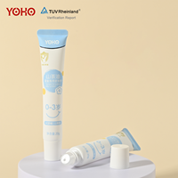 Tube souple à bec verseur biseauté de 20g avec logo personnalisé, bouchon à vis transparent, petit tube vide pour cosmétiques et soins des lèvres – Vente en gros