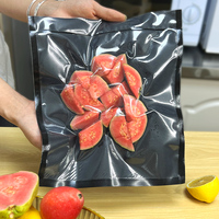 Sacs sous vide texturés et gaufrés pour la conservation des aliments, sacs sous vide transparents/noirs