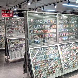 Giá để trưng bày thẻ bài TCG bằng kim loại đặt sàn, kệ gondola, giá để thẻ bài đã được thẩm định dành cho cửa hàng bán lẻ, thẻ thể thao - Product Image 3