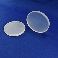 Plaque de quartz transparente haute pureté, découpe sur mesure, fabrication de feuilles épaisses polies pour port d'observation et usage en laboratoire
