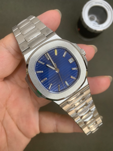 Reloj Patek Philippe Automático Mecánico con Cristal de Zafiro Luminoso, Correa de Cuero, Alta Calidad, Lujo, Negocios, Puntero Metálico - Product Image 1