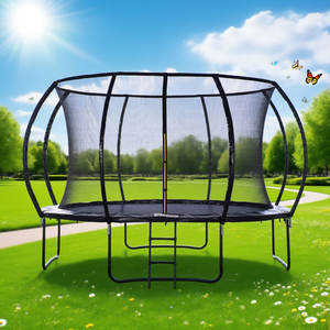 <span class=keywords><strong>Trampoline</strong></span> extérieur d'échelle de clôture sécurisée de grande taille de haute qualité pour enfants Trampolin Para Ninos Venta De Trampolines - Product Image 5