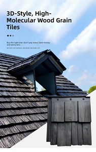 합성 목재 질감 지붕재; 주거용 및 상업용 지붕용 폴리머 복합 슁글 - Product Image 5