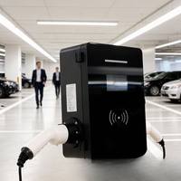 Nueva Estación de Carga para Vehículos Eléctricos Comerciales, 7/11/22kW Tipo 2 OCPP 1.6J IP54, Solución de Estacionamiento para Puntos de Trabajo, Montaje en Pared, Jinghu TA-AC-ALD1-B