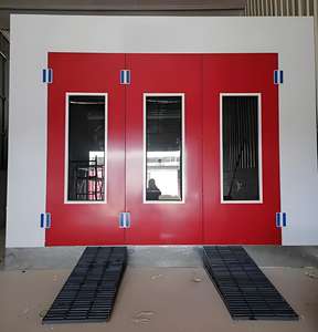 Elettrico/Diesel/Gas riscaldamento auto cabina di verniciatura 7m/8m/9m m di dimensioni lunghe auto sala vernice acqua forno di cottura per auto pittura e asciugatura - Product Image 4