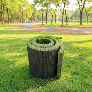 Gazon artificiel en PP de 15 mm et 25 mm, <span class=keywords><strong>tapis</strong></span> synthétique pour <span class=keywords><strong>pelouse</strong></span>, pour usage extérieur, pour terrains de jeux, revêtement de sol, <span class=keywords><strong>tapis</strong></span> d'herbe artificielle pour la course à pied - Product Image 2