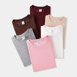 Felpa Casual in Cotone Pesante 500g, Pullover Unisex per Coppie, Colore Unito, Collo Tondo, Vendita all'Ingrosso - Product Image 4