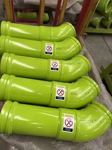 ท่อปั๊มคอนกรีตแบบโค้งสองชั้นสำหรับ Zoomlion Sany - ปรับแต่งสเปคและสีได้ - Product Image 2