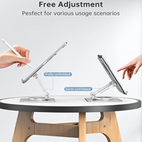 Support de téléphone pliable réglable tendance 2025 en alliage d'aluminium, support rotatif pour téléphone portable, iPad, PC, tablette, ordinateur portable