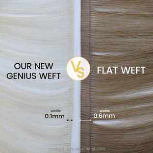 Genius Weft se puede cortar, extensiones de trama fina de lujo, rusa, <span class=keywords><strong>2022</strong></span> - Product Image 5
