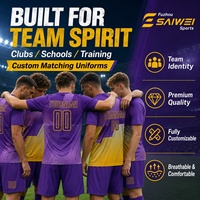Uniforme de Fútbol Personalizado con Nombre del Club, Transpirable y que Absorbe la Humedad