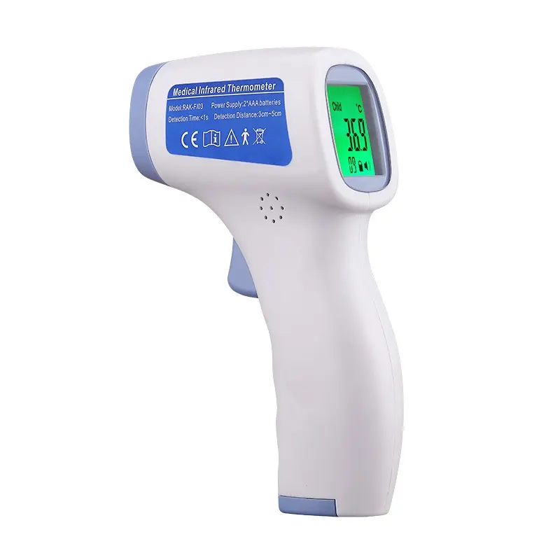 Temperature Instruments Digital Infrared Single laser Hand-held Non Contact infrared forehead Thermometers