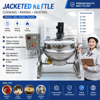 Aas 50-500 Liter Kantelbare Kookpan Elektrische Marmita Potten Jam Halwa Saus Mengpan Kookmixer Machine