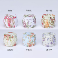 Nouveau design de coffret cadeau spécial pot en étain aromathérapie air frais personnalisation de marque privée coffret cadeau de parfum bougie parfumée